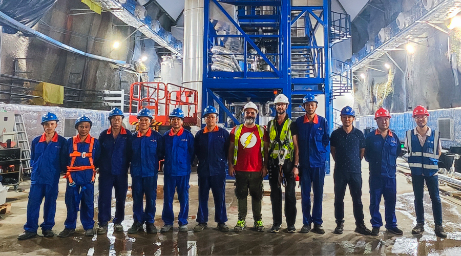 CHINA: FIRST PURIFICATION SYSTEMS OF THE FUTURE JUNO NEUTRINO OBSERVATORY SUCCESSFULLY INSTALLED