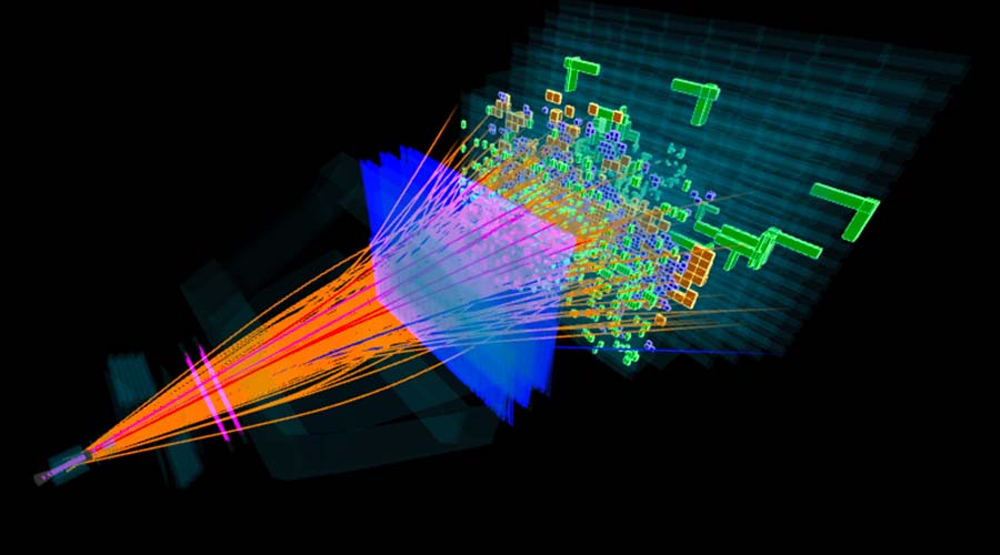 immagine news LHCb event dispay
