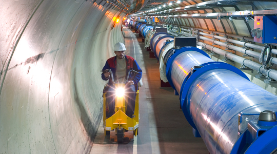 LHC tunnel 2016